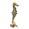 Bronze & Glass Seahorse 002