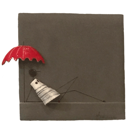 Ceramic Tile Figurine 001