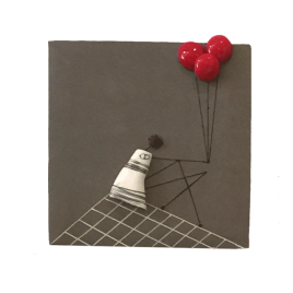 Ceramic Tile Figurine 003