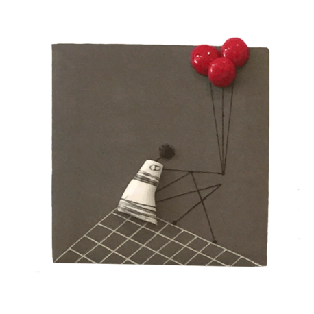 Ceramic Tile Figurine 003