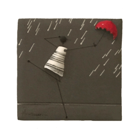 Ceramic Tile Figurine 004