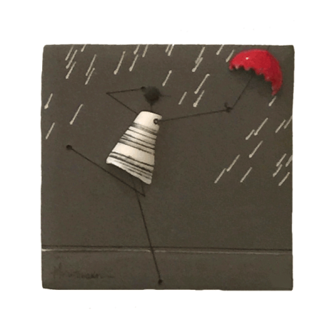 Ceramic Tile Figurine 004